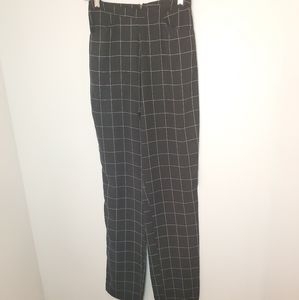 Reformation Windowpane High Rise Tencel Pants XS